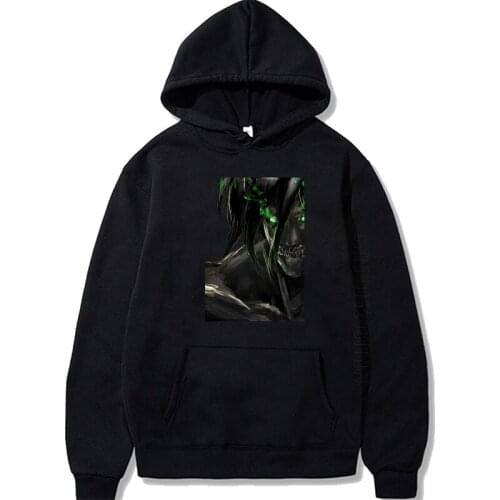 Eren Japan Anime Attack On Titan Print Men Hoodies Streetwear Women Warm Pullover Oversized Itself Daily Casual Hoodies
