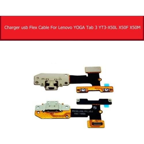 USB Charger Port Plug Flex Cable For Lenovo Yoga tab 3 YT3-X50M YT3-X50L YT-X50F p5100_USB_FPC_v3.0 USB Charging Flex Ribon