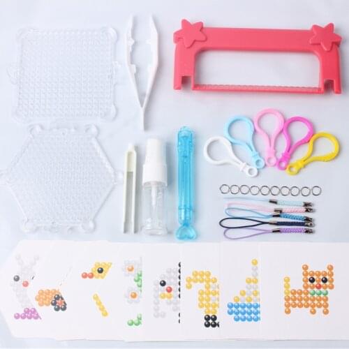 Water Sticky Beads 3d Puzzle Toys Template &Clips &Pattern &Rings Children Water Spray Beads Educational Toys for Kids Juguetes