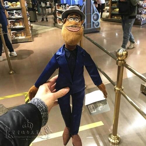 High Quality Disney Soul Joe Gardner Plush Toy Kawaii Soft Stuffed Doll Kids Gift Limited Edition Collectible Gifts 45cm