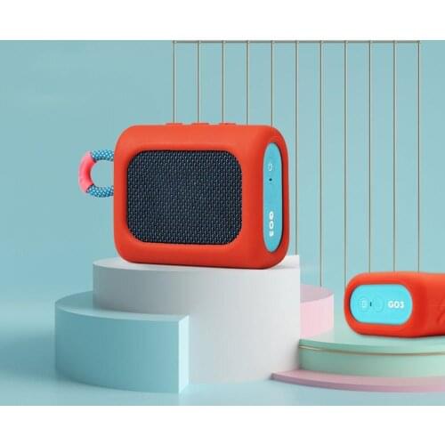 BlUELANS Silica gel Protective Case Dust-proof Anti-scratch Light Weight Speaker Protective Cover for JBL GO 3