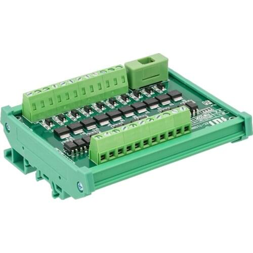 10 Ways NPN & PNP Input NPN Output PLC Amplifier Board Opto-isolated Circuit Terminal Blocks Plate