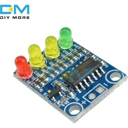 12V Electric Quantity 4 Power Indicator Battery Detection Module For Arduino 4 LEDs Voltage Detection Battery Test Interface