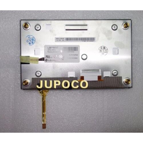 2PCS/LOTBrand new 7inch LCD screen LB070WV7 TD01 LB070WV7-TD01 Display with 4P touch for Hyundai Car Navigation TFT LCD Monitors
