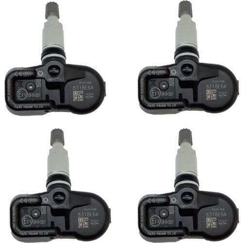 4pcs 42607-48020 433Mhz PMV-C215TPMS Tire Pressure Monitor Sensor For Toyota Camry CHR Land Cruiser 200 Prado 2015-2020