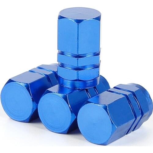 4pcs Aluminum Tire Wheel Rims Stem Silver Air Valve Stem Caps Tyre Cover Car Truck Bike Car Wheel Tires Valves Universal