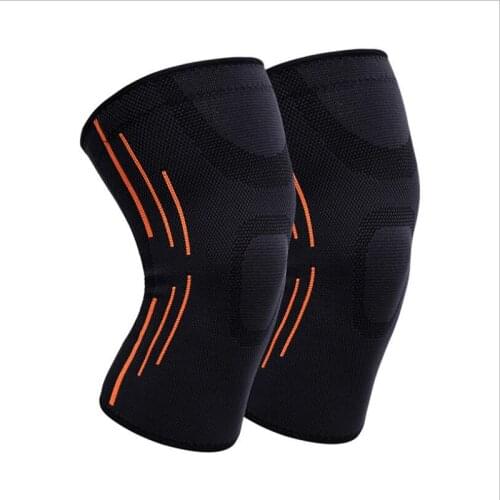 2021 Comfort Anti Slip Compression Basketball Knitting Knee Sleeve Brace Pad Support