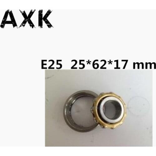Free shipping 1pcs high quality M25 Magneto Bearing 25*62*17 mm Angular Contact Separate Permanent Motor Ball Bearings