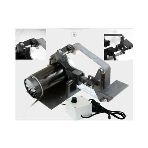 CE 220V Mini Belt Sander Bench Grinder DIY Polishing Grinding Machine 7500RPM