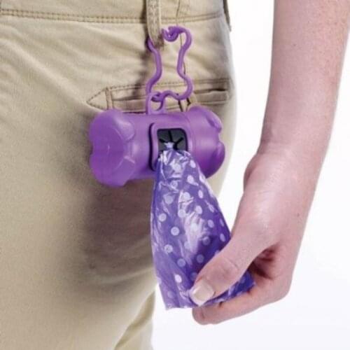 1 PCS Pet Dog Bags Dispenser Bone Type Case For Pet Waste Bags Products for Dogs Pet Products Wholesale Retail