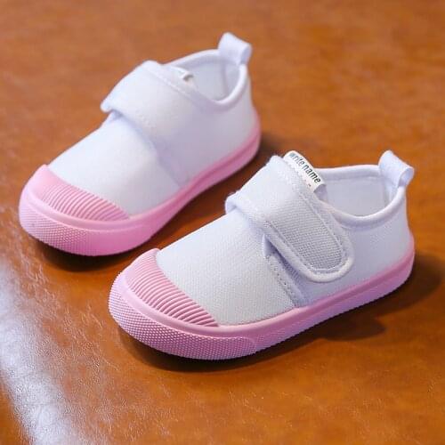 Childrens Casual Shoes New Kids Canvas Breathable Slip-On Sneakers For Boys Girls Fashion Toddler Shoes