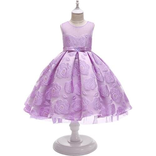 Childrens Princess Dress Custome Clothing Outfit 3-9 Years Child Wedding Birthday Party Dresses Girl Elegant Tutu Clothes