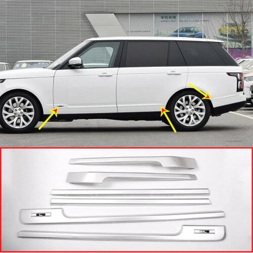 Chrome Replace Mouldings Strip Parts For Range Rover Vogue LR405 2014-2018 Sivler