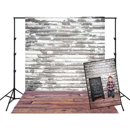 HUAYI Photography Backdrop Distressed Old Peeling Wood Photo Booth Background Newborns Child Birthday Studio Backdrop XT-4097