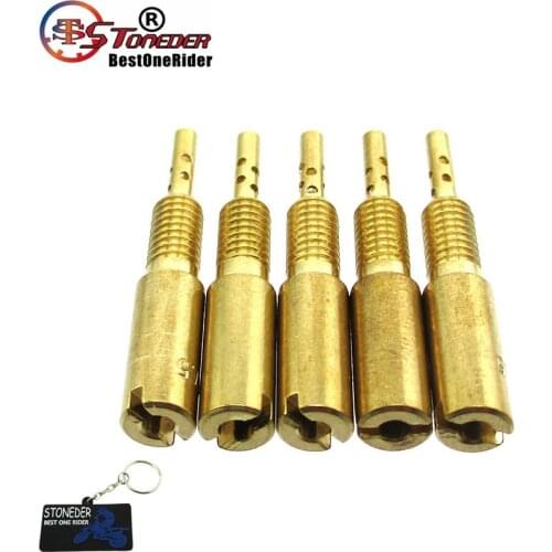 STONEDER Carburetor Pilot Jet 15 17.5 20 22.5 25 For Mikuni HS40 HSR42/45/48 RS34-RS40 TM33/36/40 Replaces Part No VM28/486