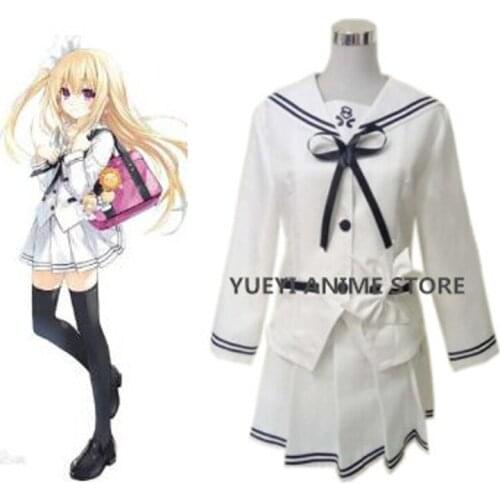Anime DATE A LIVE Cosplay costume White Suit customized any size
