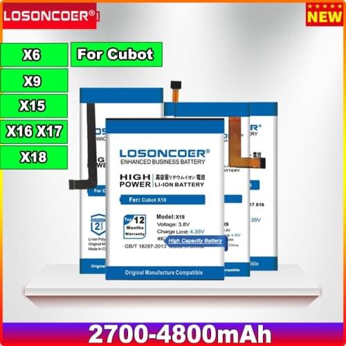 LOSONCOER CUBOT X18 Phone Batteries China