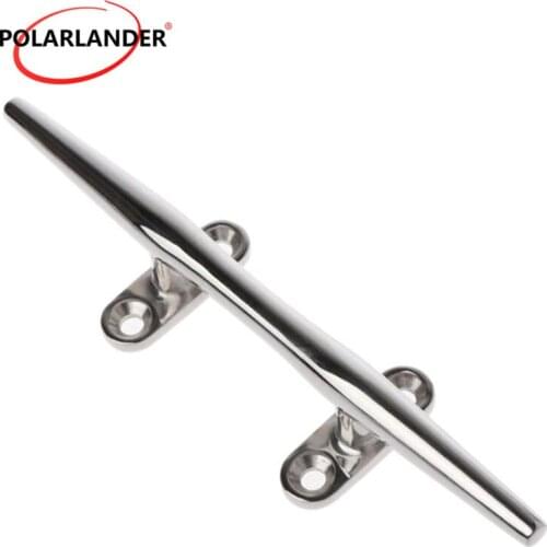 Marine Hardware Marine sailing 8" Deck Rope Base Boat Stainless Steel Bollard Yacht Cleat Lock bolt