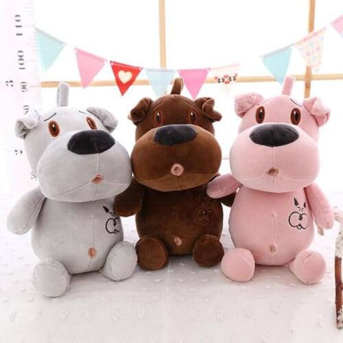 Soft Love Dog Plush Toy Down Cotton Puppy Pillow Decoration Plush Toy Creative Cartoon Animal Dog Doll Children Birthday Gift