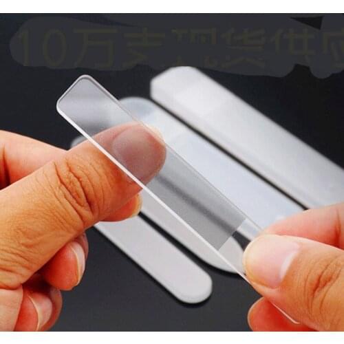 Nano Glass Nail File Set Popular in Korea Transparent Glass Nail File Smooth Nail Polish Tool High Quality