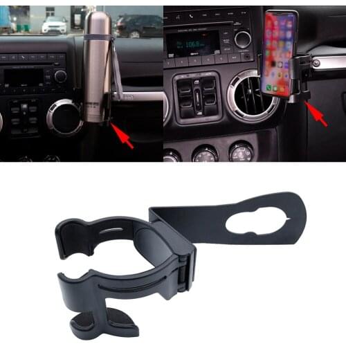 New Car Mobile Phone Cell Mount Interphone Holder Mount For Jeep Wrangler jk 2007 up to 2017 Interior Accessories Free Shipping