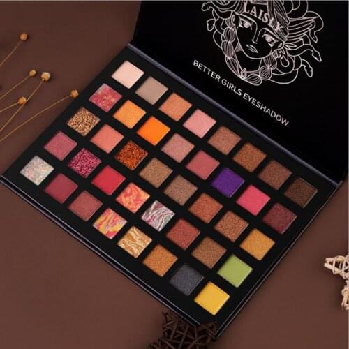 All Mate Eye Shadow Palette Professional Eyeshadow Luxurious Easy to Blend Makeup Eyeshadow 40 Colors