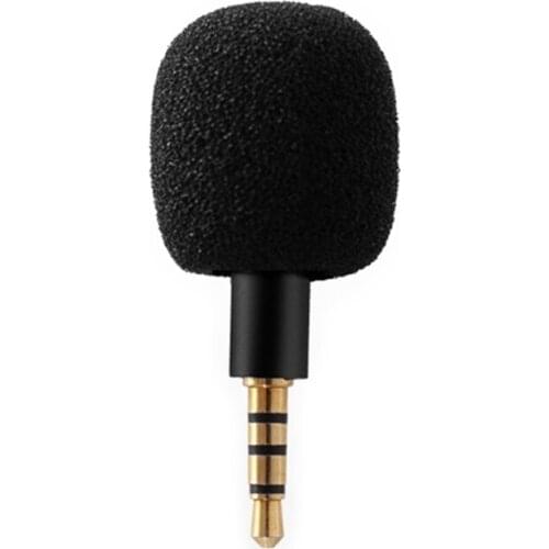 Portable Small Microphone Mini Omnidirectional Vocal Instrument Condenser Plug In Megaphone Wireless for Phone PC Tablet