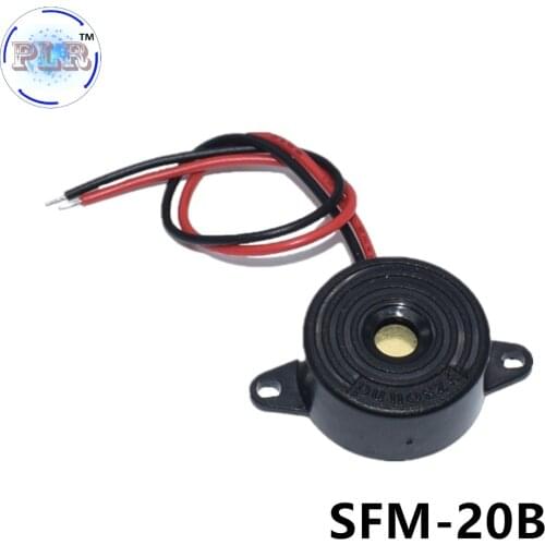 SFM-20B DC3-24V Durable 3-24V Piezo Electronic Buzzer Alarm 95DB Continuous Sound Beeper For Arduino Car Van