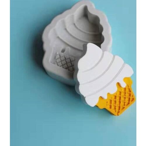 Ice Cream Design Silicone Mold Fondant Molds DIY Cake Decorating Tools Candy Resin Clay Chocolate Gumpaste Moulds