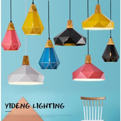 Nordic modern LED E27 Starry diamond Pendant light for study living room bedside Pendant lamp Home improvement Pendant light