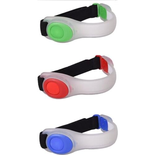 Flashing LED Safety Night Reflective Belt Strap Arm Band Armband Outdoor Luminous Ring For Running Sports Glow Party