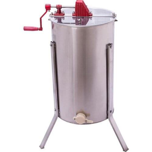 Three 3 Frame Stainless Steel Bee Honey Extractor SS Honeycomb Drum New