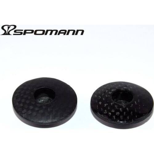Full carbon fiber bicycle stem cap mtb bike headset top cover road mountain bicicleta fork top cover 1-1/8" accessories