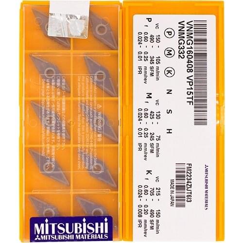 VNMG160408 VP15TF 100% Original carbide insert with the best quality 10pcs/lot free shipping