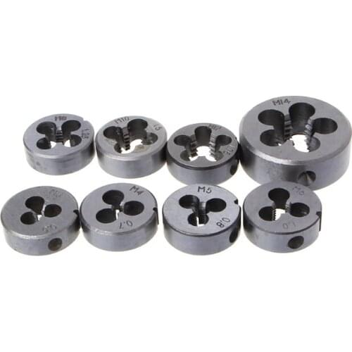 High Hardness 1PCS M3 M4 M5 M6 M8 M10 M12 M14 Metric Threading Die Alloy Steel Lathe Engineer Mold Machining Thread Tool