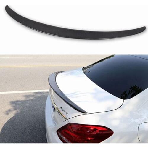 C Class 2DOORS 4DOORS AMG Style Carbon Fiber Rear Roof Spoiler For Mercedes Benz W205 Coupe 2015-2017 C63 AMG C200 C250 C350
