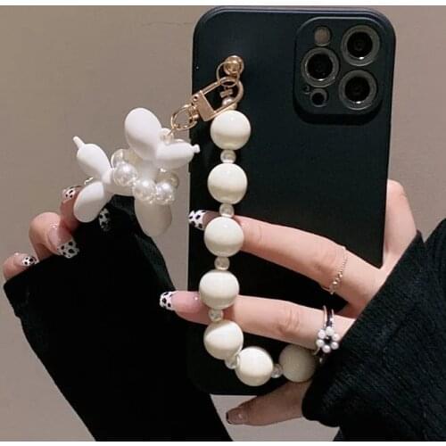 Puppy Pearl Bracelet Phone Case For Vivo X 7 9s 20 21s 23 27 30 50 60 PLus Pro Nex 3
