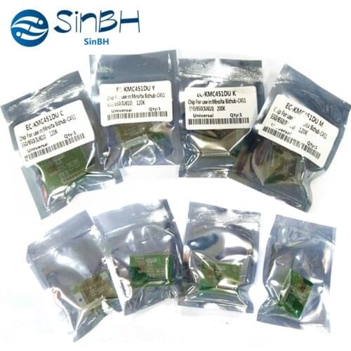 2*CMYK X IU610 IU-610 IU 610 Drum Unit Chip Reset Image Unit Chip for Konica Minolta Bizhub C451 C550 C650