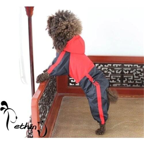 Green Red Puppy Raincoat Large Dog Raincoat Dog Clothes Waterproof High Quality Correct Size Fit Small And Large Dogs XS-5XL