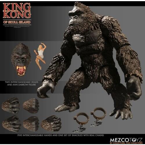18cm Kings Monkey Kongs Articulated PVC Figure Model Toys Kingkong Action Figure