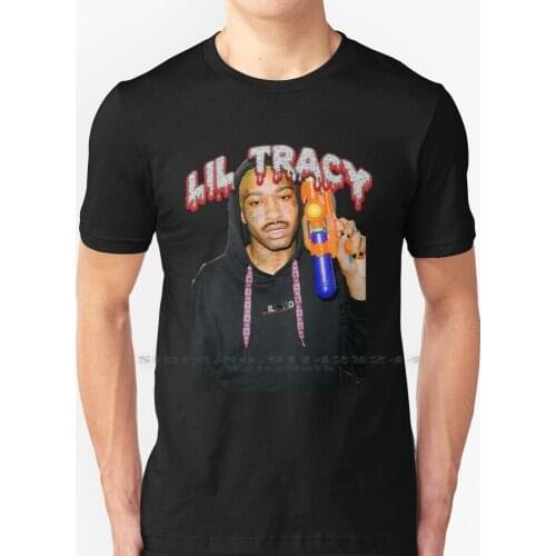 Lil Tracy T Shirt 100% Pure Cotton Lil Tracy Lil Peep Yung Bruh Gbc Gothboiclique Famous Dex Lil Uzi Vert America No Jumper