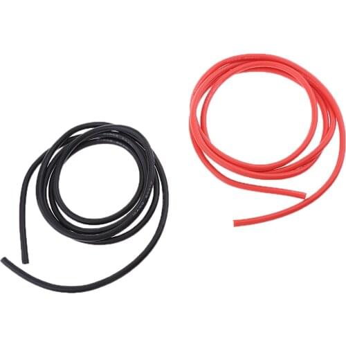 3 Meter 10AWG Flexible Soft Silicone Wire Copper RC Electronic Cable R+B