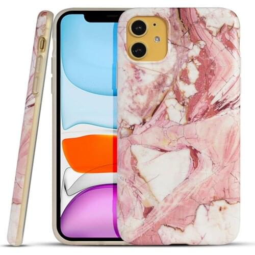 Custom Bulk TPU IMD Marble cell Phone Case for iPhone 11
