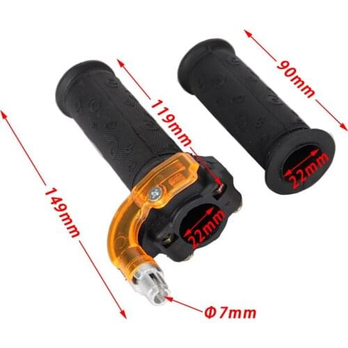 New 22mm (7/8") Handle Grip Throttle Clamp 49cc Pocket Bike Mini Moto Quads