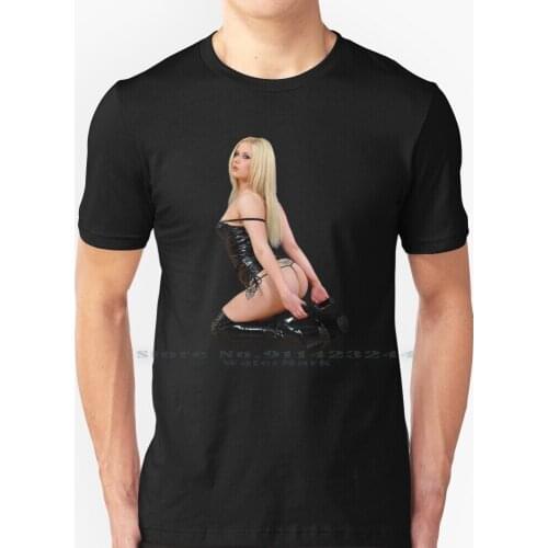 Blonde Daddy Girl T Shirt 100% Pure Cotton Blonde Daddy Girl Latex Latex Girl Blonde Latex Photo Sweet Ass Booty