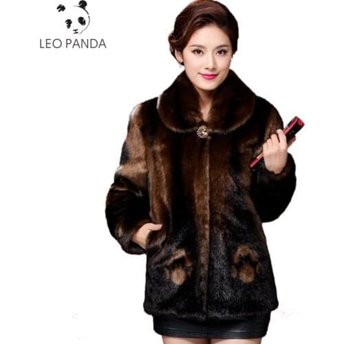 Шубы с воротником LEOPANDA China At AliExpress