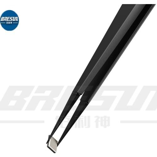 MAANT High Hardness HRC40 Motherboard Repair Fingerprint Flying Line Non-Magnetic Stainless Steel High Hardness Tweezers