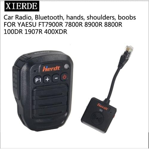 XIERDE microphone is suitable for Yaesu 7900R / 100DR/7800R / 8900R radio hand microphone wireless Bluetooth shoulder microphone