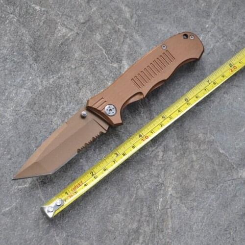 New 8.2'' Tactical Survival Knives 7Cr17 Blade Folding Pocket Knife Utility Camping Hunting Knife Outdoor EDC Multi Knife Tools