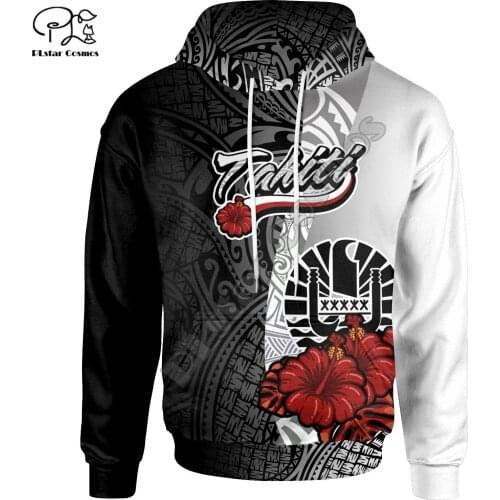 NewFashion French Polynesia Art Tahiti Country Flag Tribal Culture Retro Tracksuit 3DPrint Men/Women Autumn Colorful Hoodies B-4